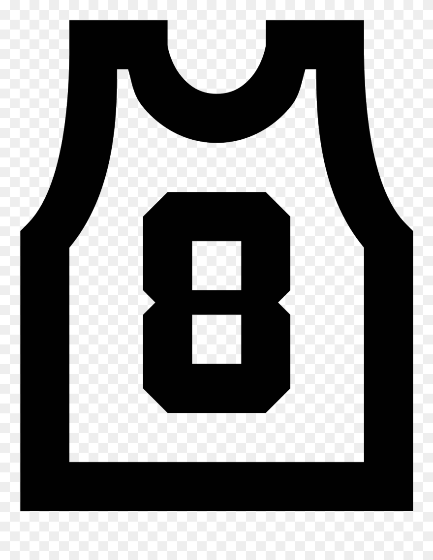 Jersey Vector Clipart Basketball - Icone Maillot Basket - Png Download