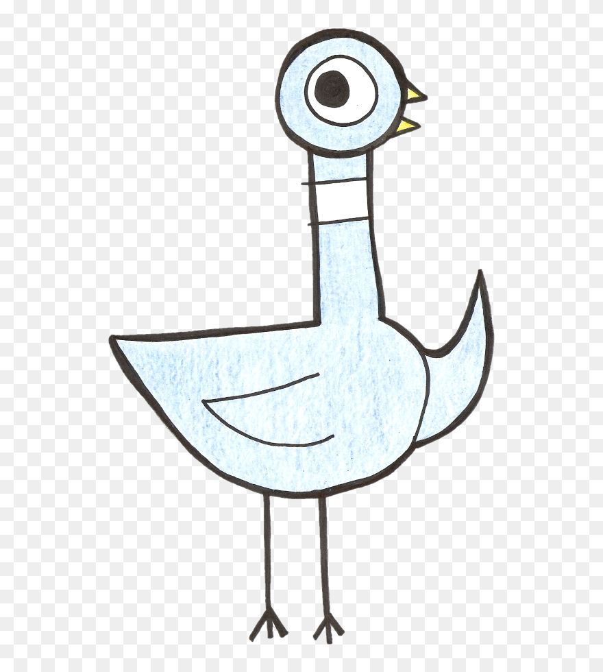 Pigeon Cartoon - Pigeon Image Mo Willems Clipart