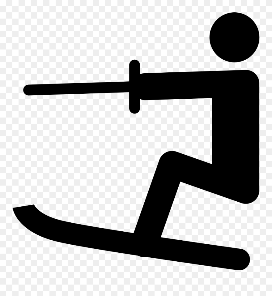 Water Ski - Water Skiing Icon Png Clipart