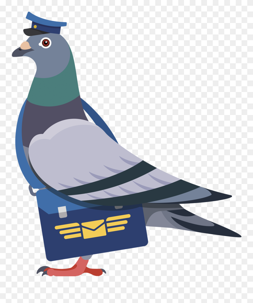 Racing Pigeon Cartoon Clipart