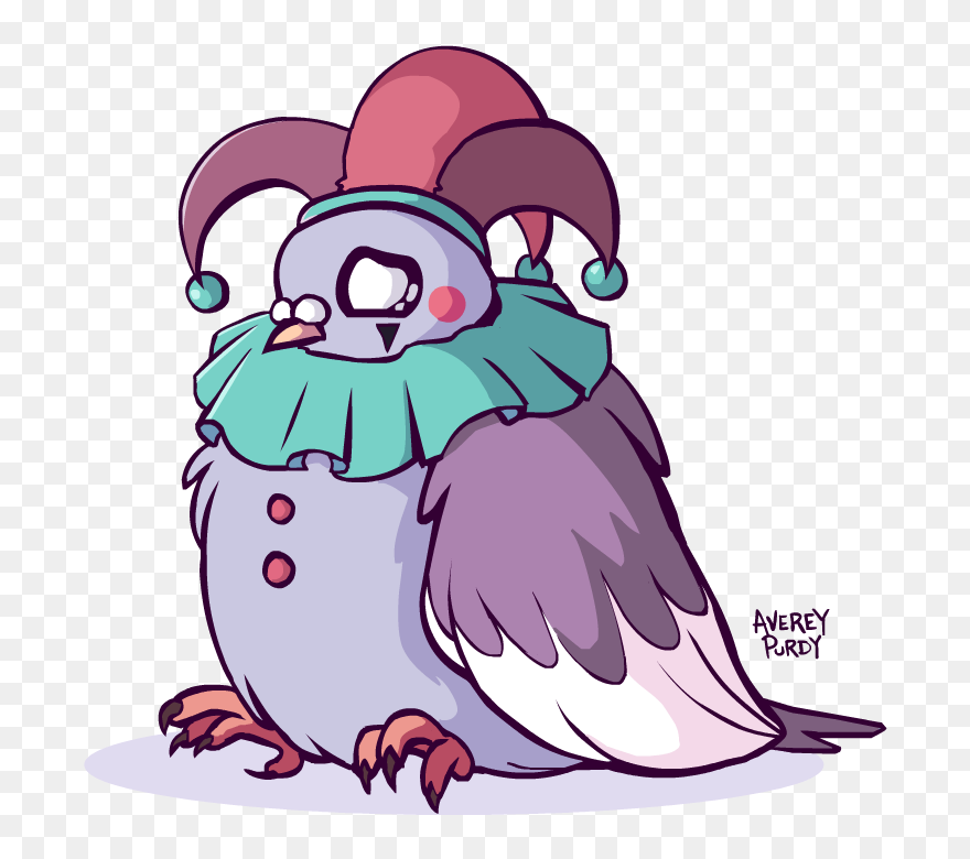 Pigeon Clown Clipart