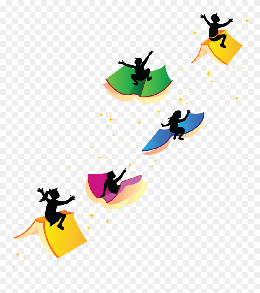 Mikkelsen Madness Library - Flying Books Png Transparent Clipart