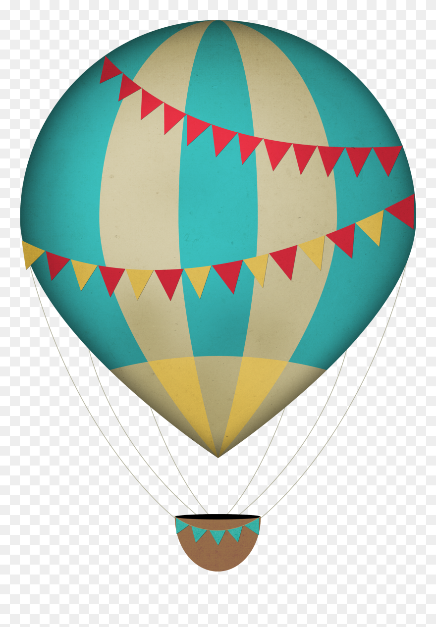 Air Vintage Transparent & Png Clipart Free Download - Clipart Hot Air Balloon Png