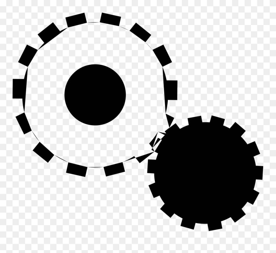 Transparent Free Clip Art Saw Blade - Process Gear - Png Download