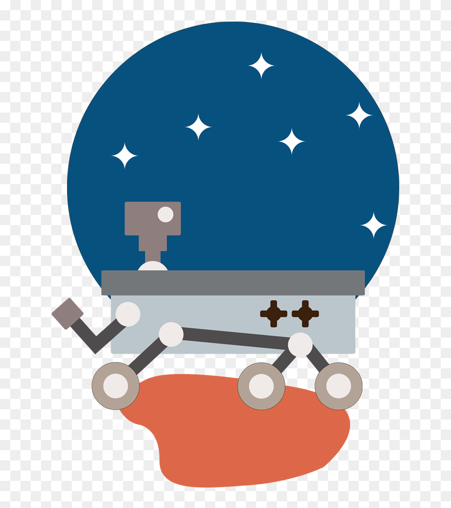 Transparent Mars Symbol Png - Mars Rover Clipart
