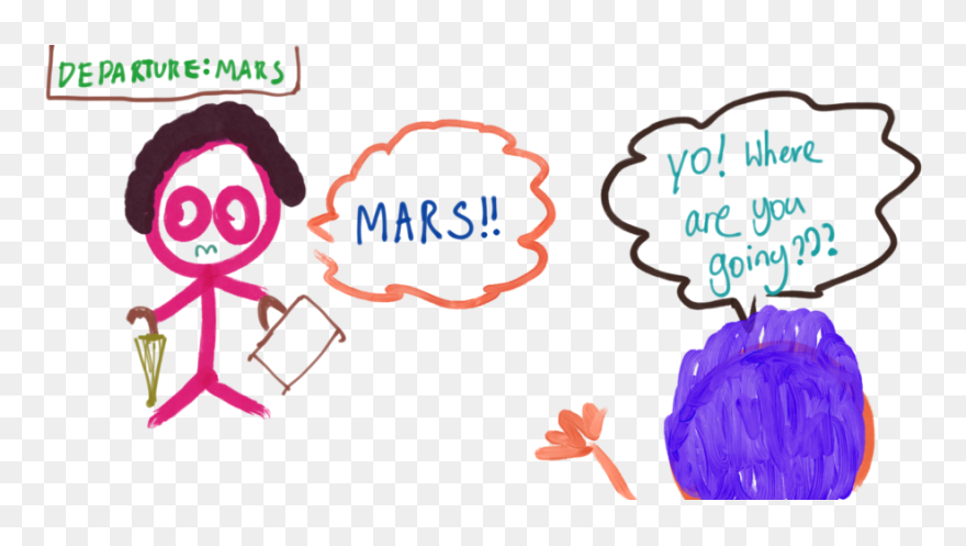 You Going To Mars Clipart