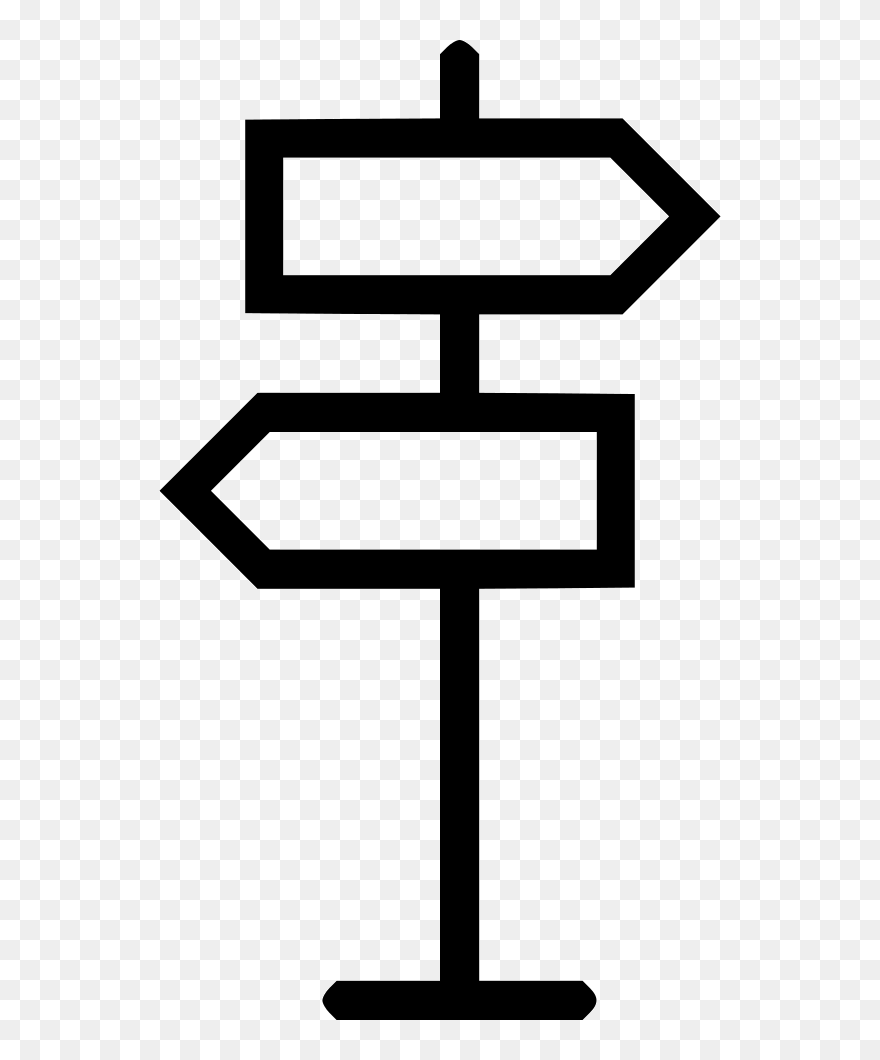 Sign Trip Direction Path Marker Sign Post - Path Sign Clipart