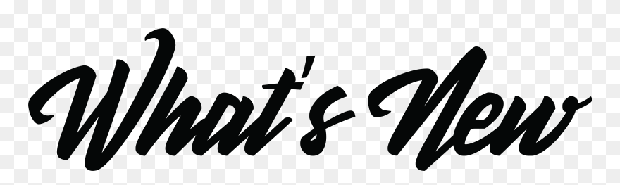 What"s New - Whats New Calligraphy Clipart