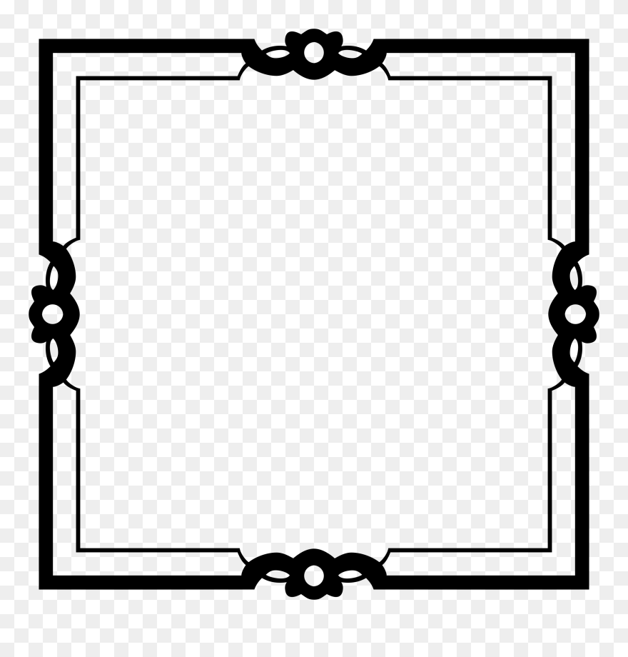 Ornate Nameplate Extended 10 Clip Arts - Name Plate Border Design - Png Download