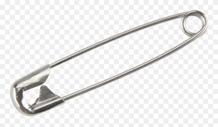Silver Safety Pin Download Free Png - Safety Pin Png Clipart