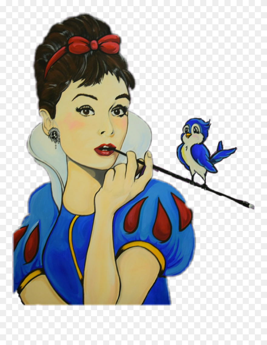 #audreyhepburn #cartoon #disney#bird#movie - Hepburn, Audrey Clipart