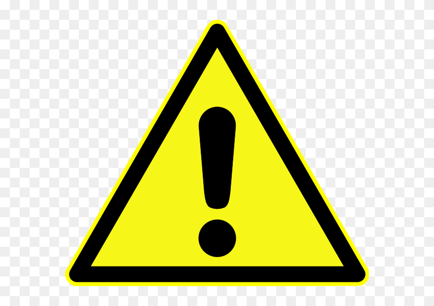 Msds Symbol Clipart Png Library Caution Symbols - Warning Sign Transparent Png