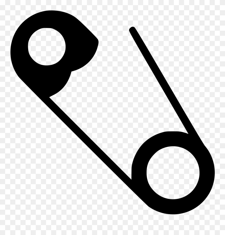 Safety Pin Open Clipart
