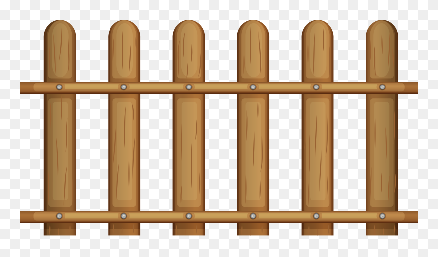 Picket Fence Chain-link Fencing Clip Art - Clipart Fence - Png Download