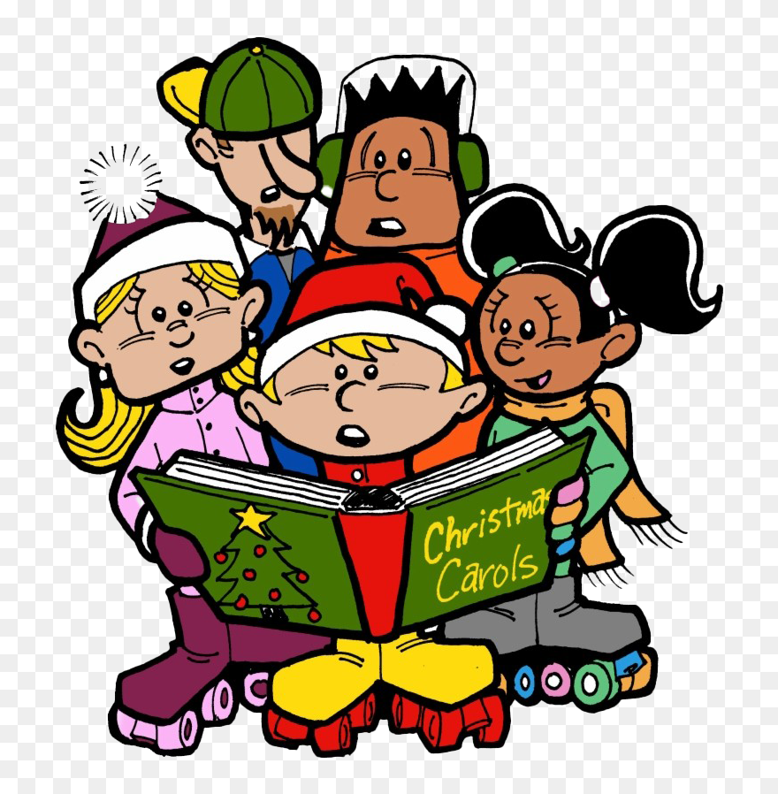 Christmas Caroling Png Free Download - Christmas Carolers Clipart Png Transparent Png