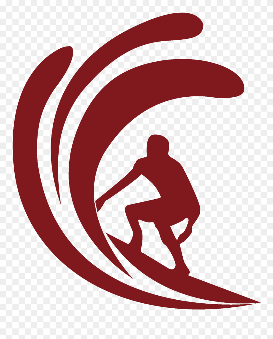 Transparent Surfer Silhouette Png - Waterloo Tube Station Clipart