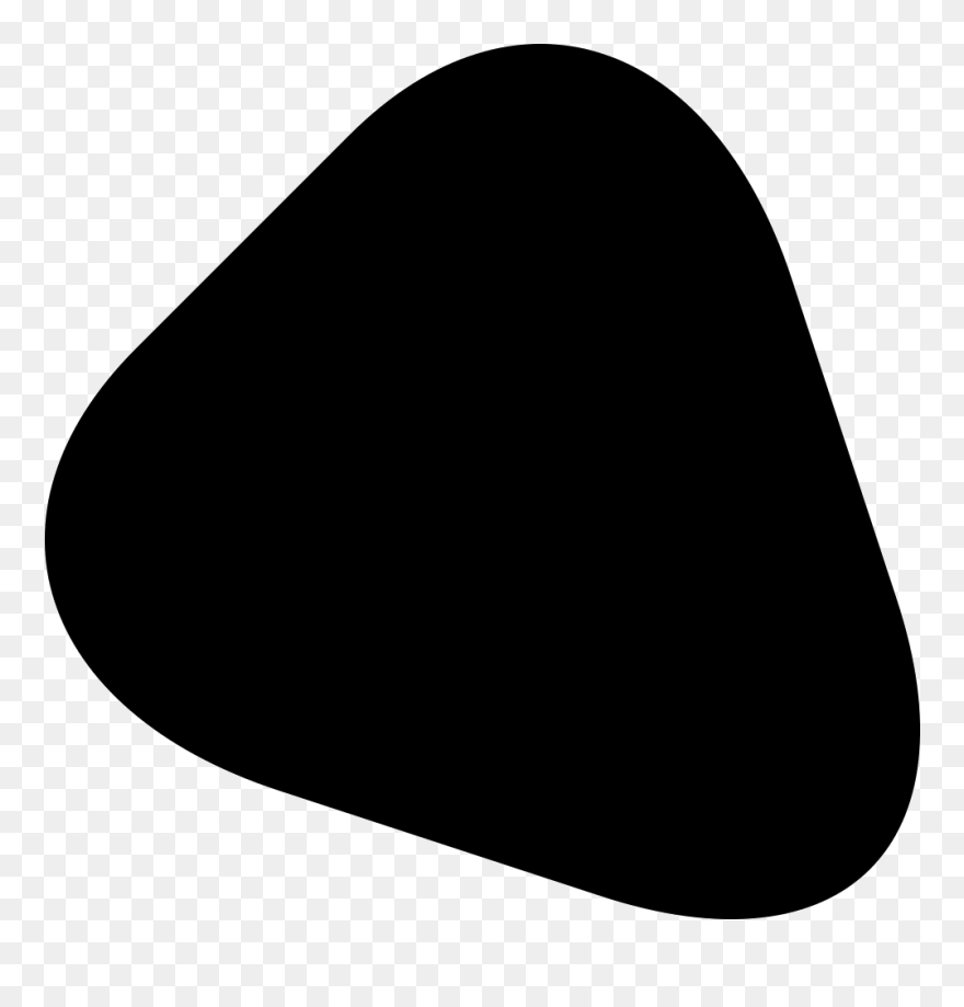 Guitar Pick Silhouette - Surfing Clipart
