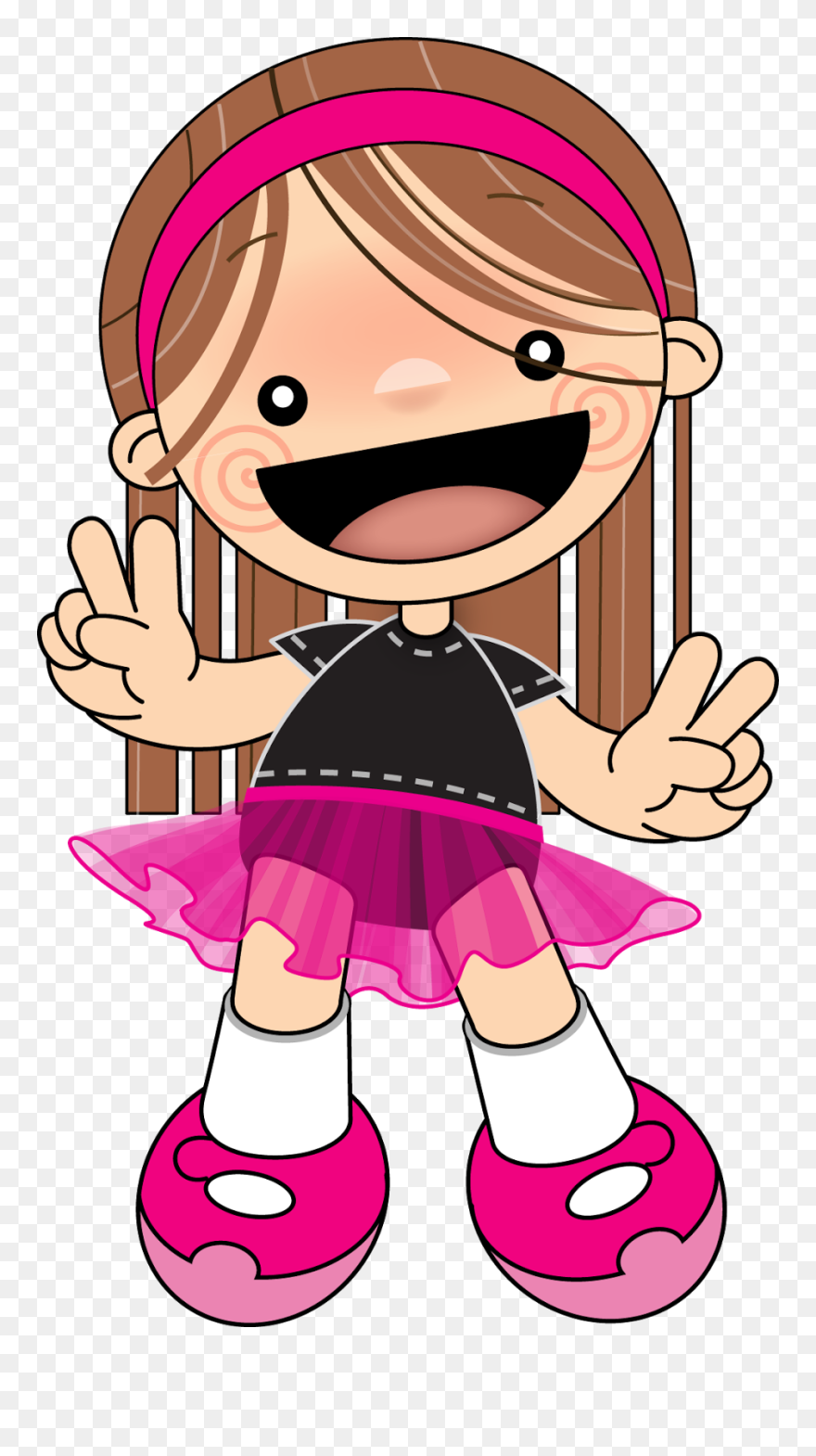 Niños Chapulines Clipart