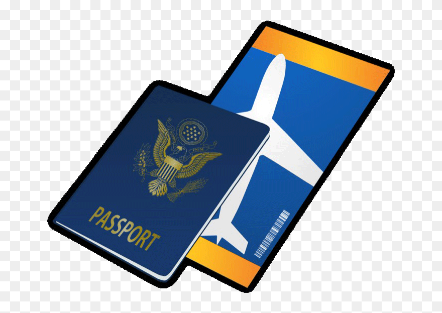 Passport Travel Clip Art - Png Download