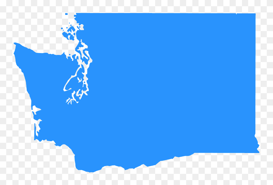 Washington State Outline Transparent Clipart