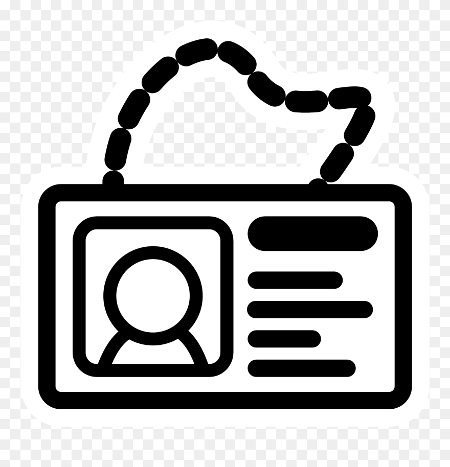 Mono Authenticate Clip Arts - Identity Clipart Transparent - Png Download