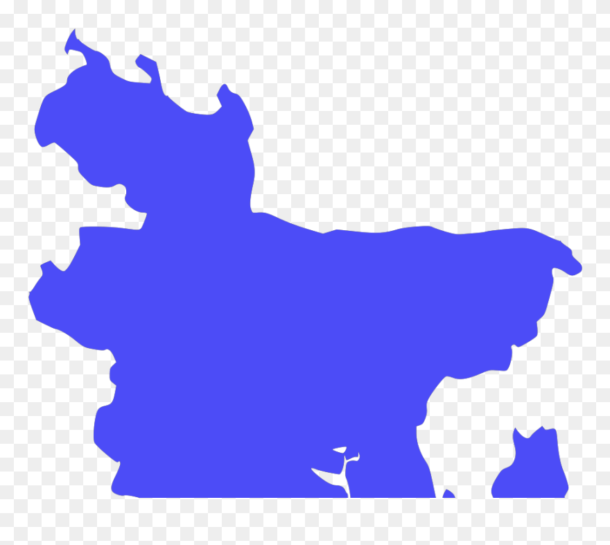 Bangladesh Svg Clip Arts - Map And Flag Of Bangladesh - Png Download