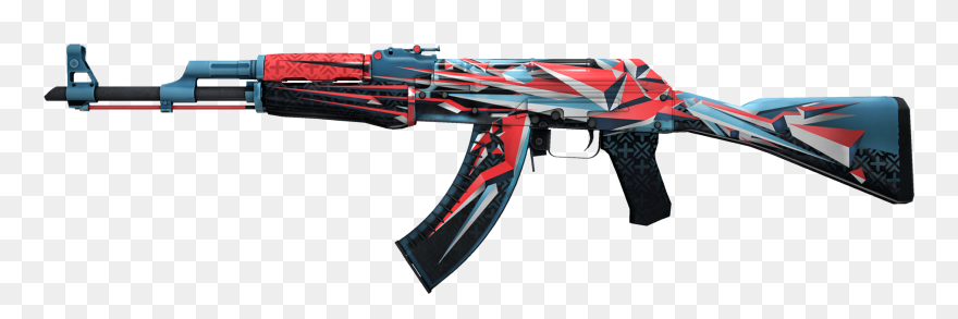 Vector Ak47 Gold - Ak Point Disarray Clipart