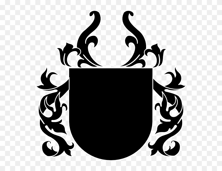 Black Crest Clip Art At Clker - Crest Clipart - Png Download