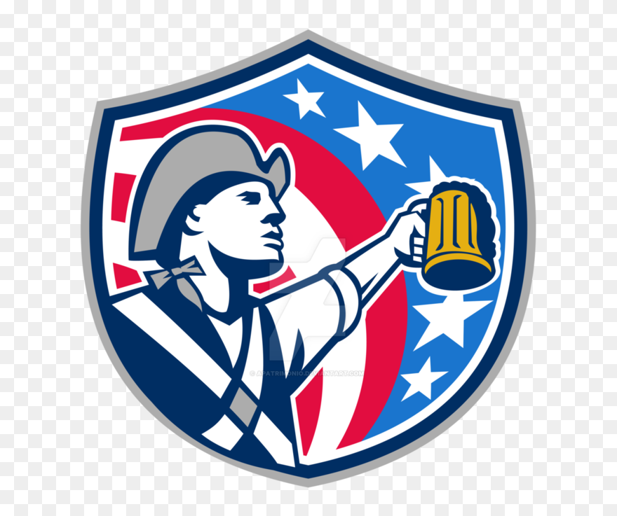 Patriots Clipart Badge - Wappen Bier - Png Download