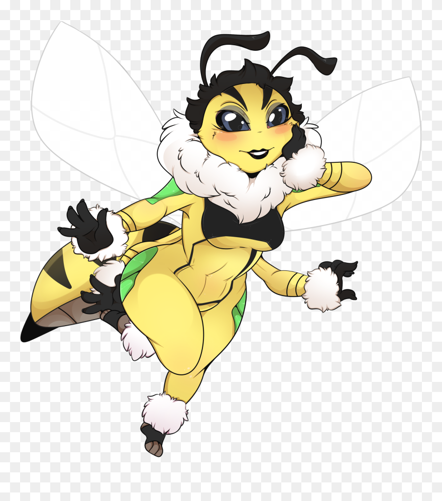 Chibi Clipart Bee - Cartoon - Png Download