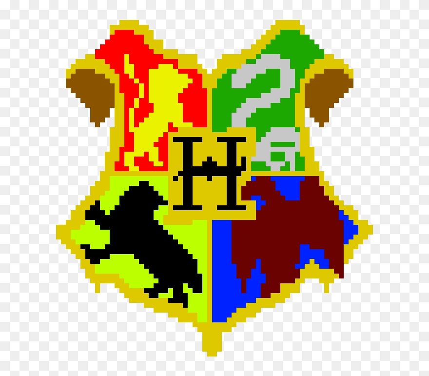 Transparent Hogwarts Clipart - Pixel Art Harry Potter - Png Download