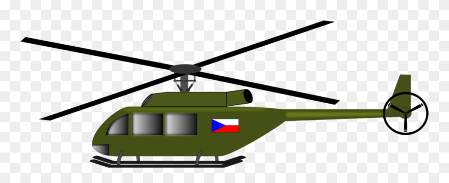 Military Helicopter Clipart - Png Download