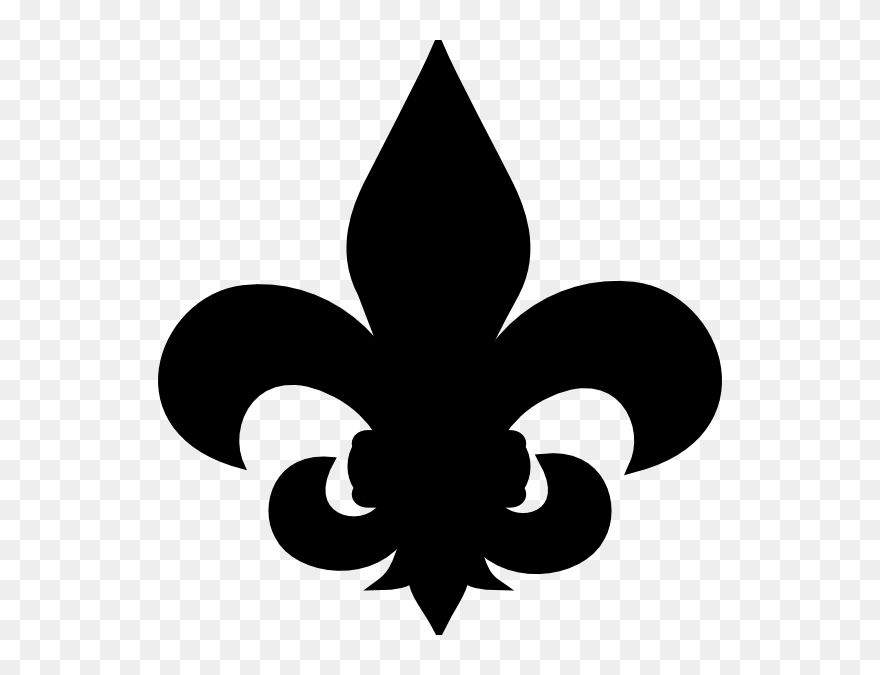 Gray Fleur De Lis Clipart