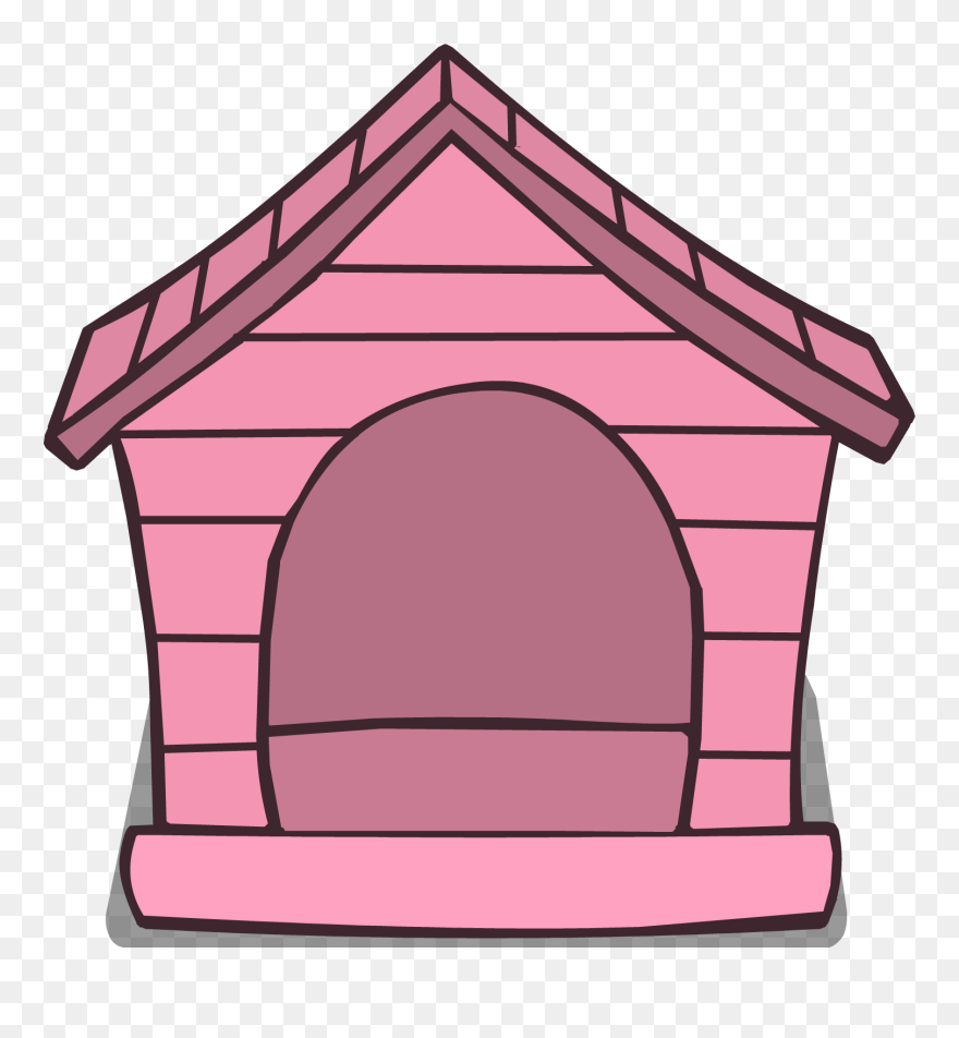 The Dog Is Next To The House Clipart Jpg Stock Pink - Pet House Clipart - Png Download
