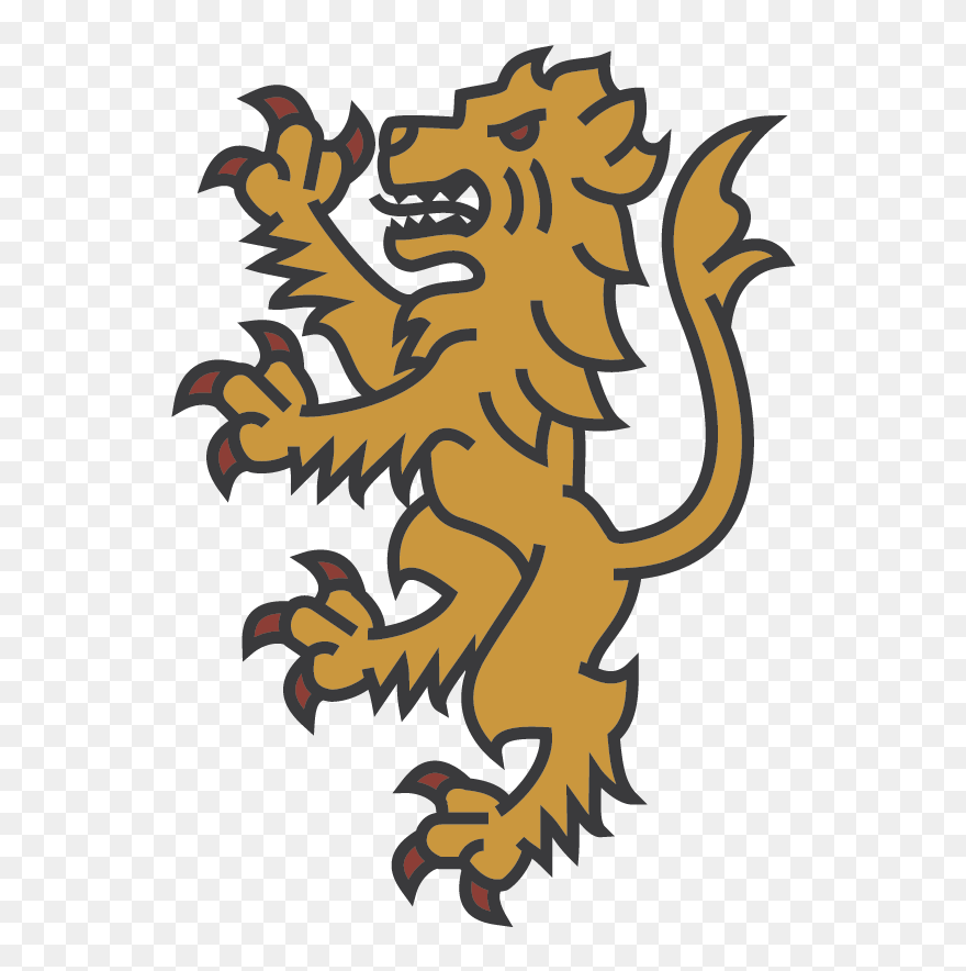 Easy Family Crest Lion Clipart