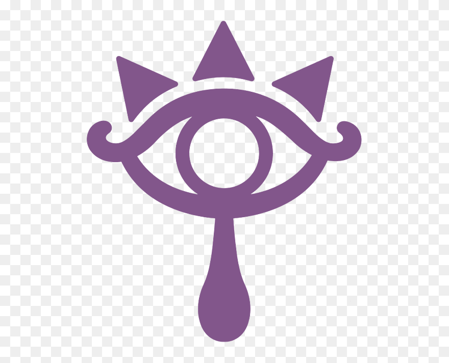 Tloz Series Crest Of The Sheikah Symbol - Sheikah Symbol Botw Clipart