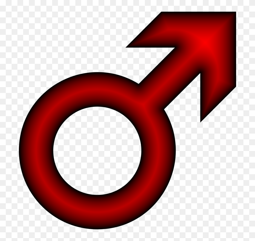 Male Symbol Vector Image - Png Gender Icon White Clipart