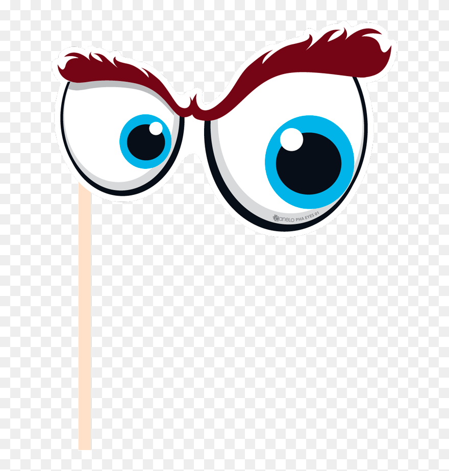 Party Photobooth Props Figure - Eyes For Photo Booth Clipart