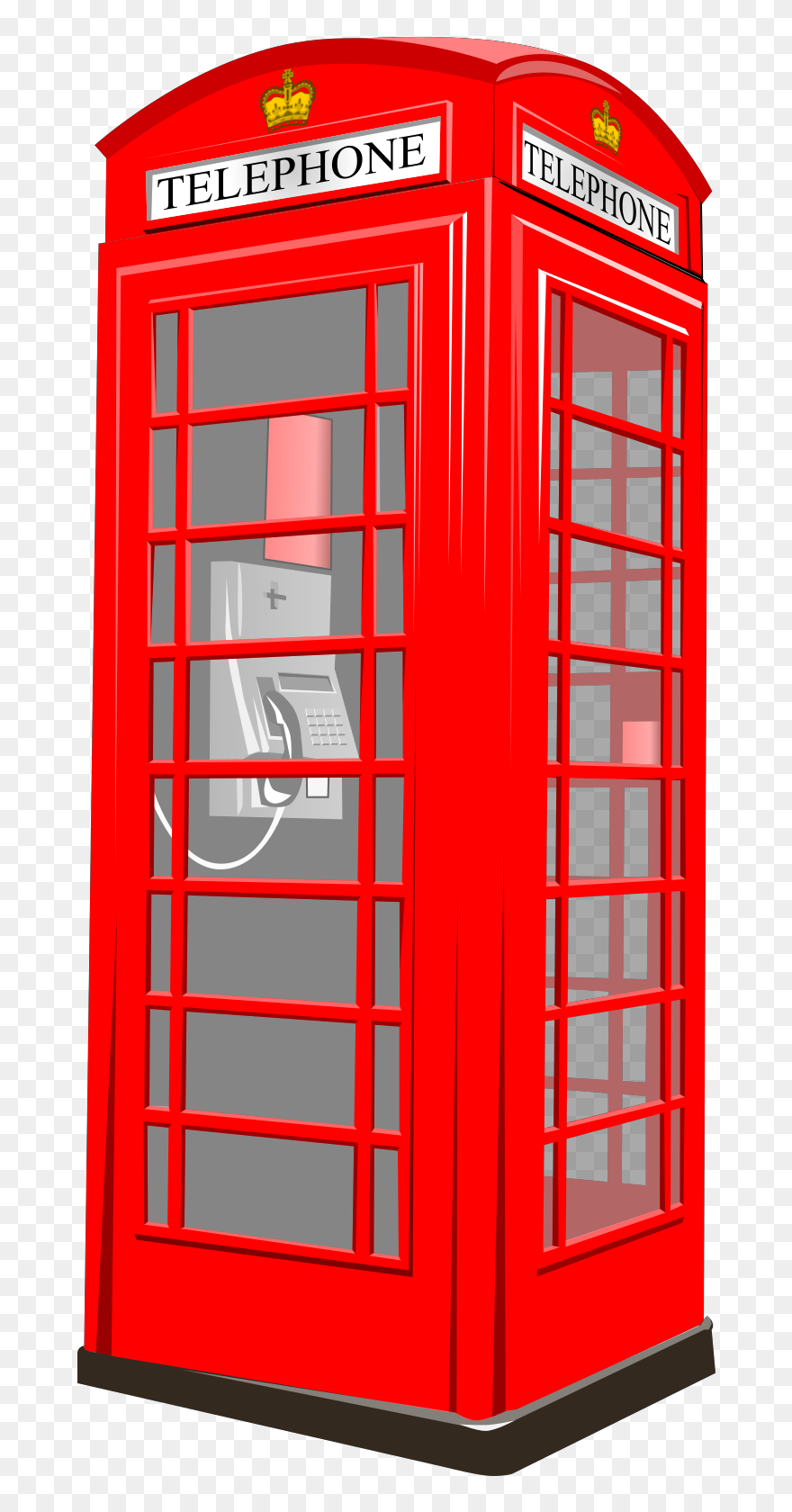 London Phone Booth Clipart - Png Download