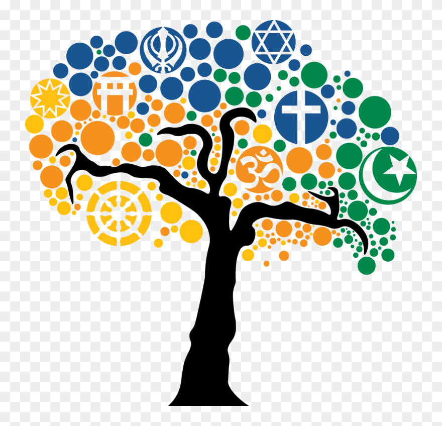 Our Doors Are Open Logo - Multi Faith Logo Clipart