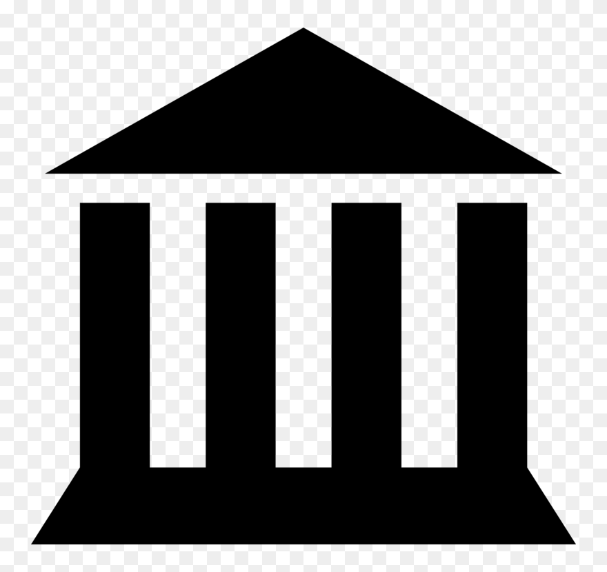 Museum Silhouette Clipart - Png Download