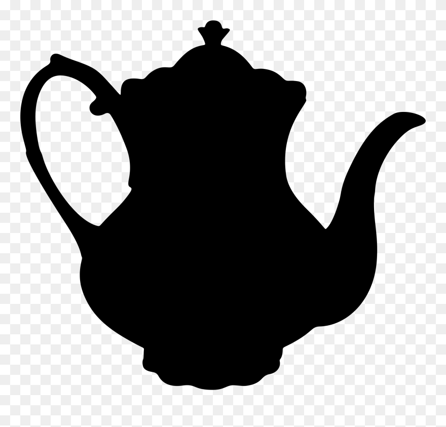 Transparent Teapot Clipart - Teapot Silhouette Clip Art - Png Download
