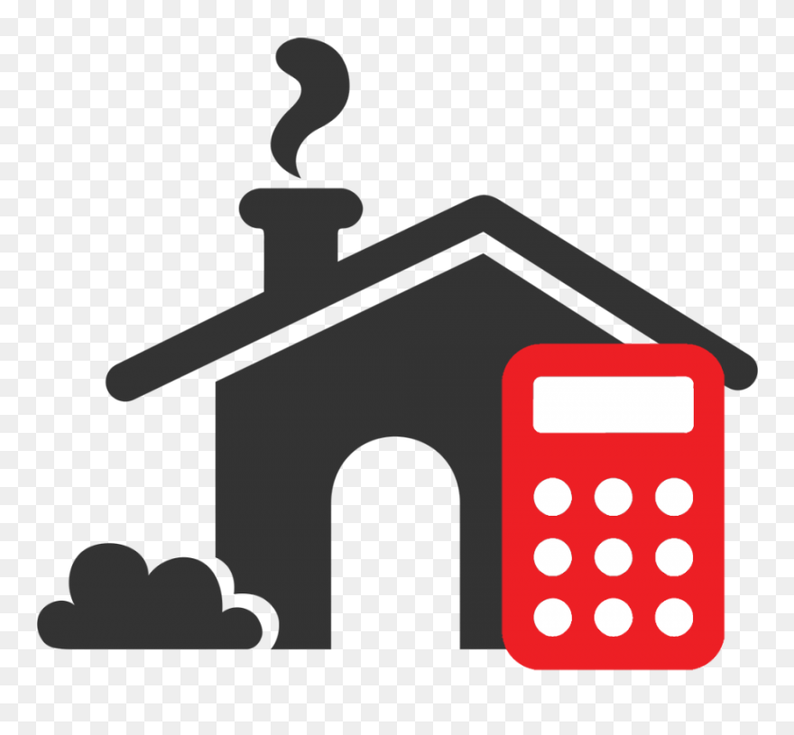 Black And White House Artwork Clipart