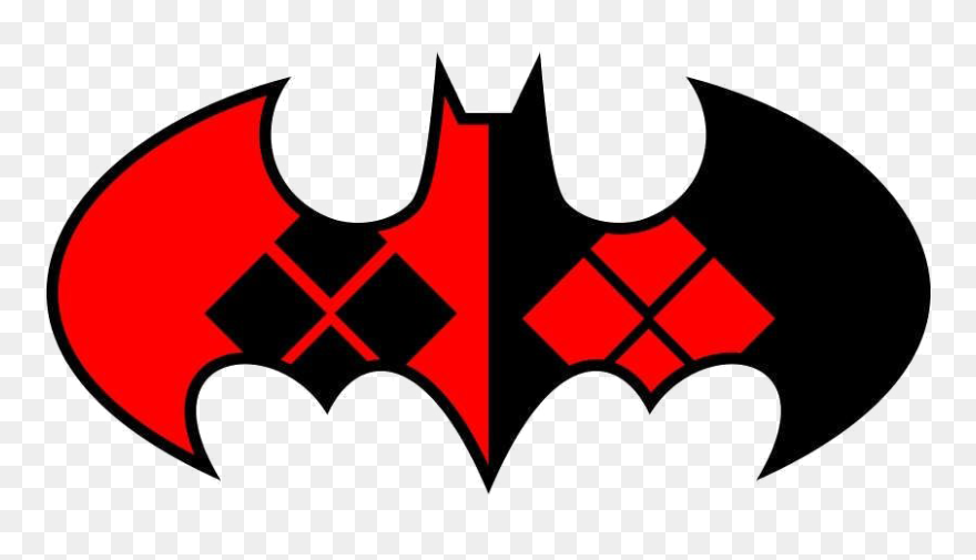 Harley Quinn Logo Png Transparent Image - Harley Quinn Batman Logo Clipart