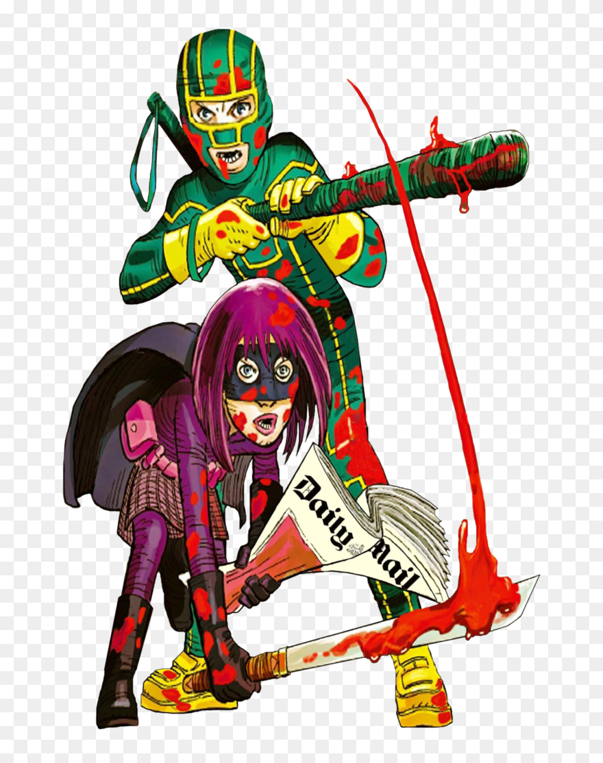 Kick Ass Hit Girl Shortlist - Deadpool Y Kick Ass Clipart
