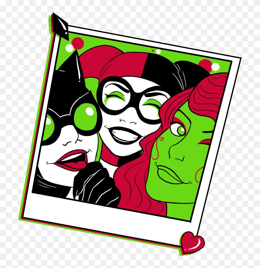 Harleen Quinzel, Harley Quinn, And Poison Ivy Image - Harley Quinn Clipart