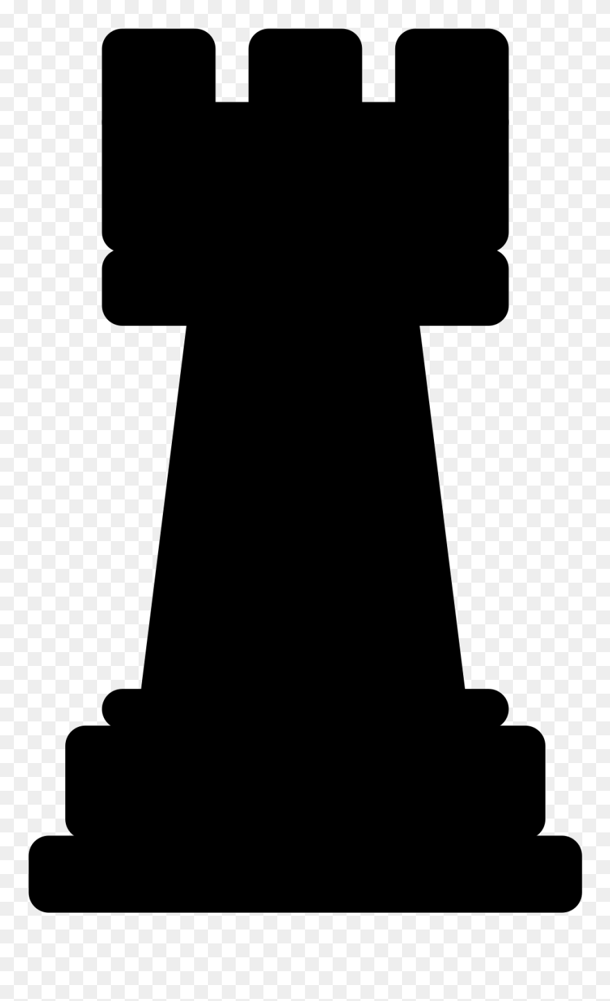 Chess Pieces Clip Art Rook - Png Download