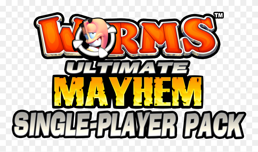 Worms Ultimate Mayhem Logo Png Clipart