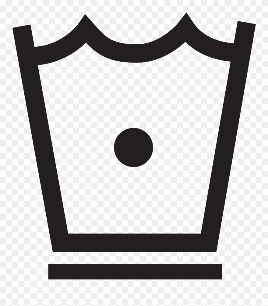 Machine Wash Normal Symbol Clipart