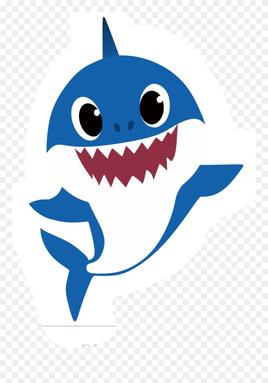 Baby Shark Sticker Patybalrierra - Baby Shark Png Clipart